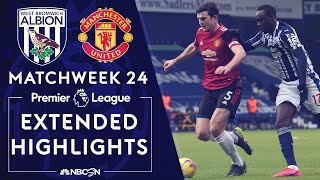 West Brom v Manchester United  PREMIER LEAGUE HIGHLIGHTS  2142021  NBC Sports [upl. by Spiro163]