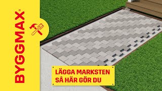 Lägga marksten så här gör du [upl. by Cogan110]