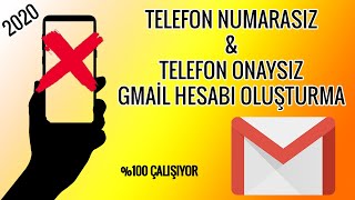 TELEFON NUMARASIZ GMAİL HESABI AÇMA  TELEFON ONAYSIZ  2024 [upl. by Bradman]