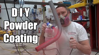 DIY Powder Coating  How to  Eastwood Co Kit Try Out [upl. by Jeth64]