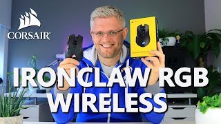 An XL mouse worth buying  Corsair Ironclaw RGB Wireless review [upl. by Dolores]