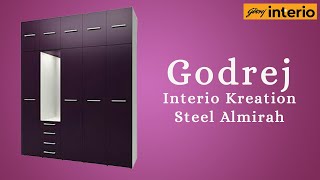 Godrej Interio Kreation Steel Wardrobe I Top Selling Brand In Customized Metal Almirah and Cupboard [upl. by Marozas]