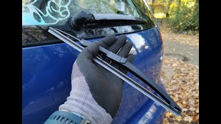 VW Fox  Wischblatt Heckenscheibenwischer austauschen replace the rear wiper [upl. by Eryn]