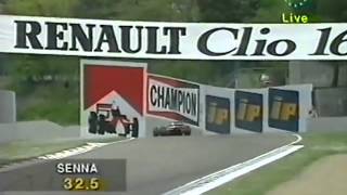 Ayrton Senna Imola 1993 Qualifying accident [upl. by Granlund]