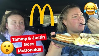 Tammy amp Justin Goes McDonalds  MUKBANG [upl. by Astri]