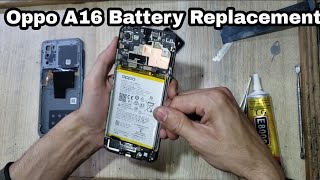 OPPO A16 Battery Replacement FULL GUIDE [upl. by Hellah]