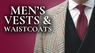 Mens Waistcoats amp Vests  What They Are amp How to Wear Them [upl. by Laurita]