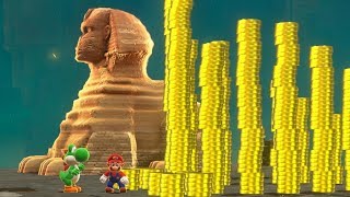 Super Mario Odyssey  All Sphynx Locations  Secret Final Quiz [upl. by Admama]