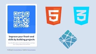 QR Code Component  Frontend Mentor Challenge [upl. by Reagan288]