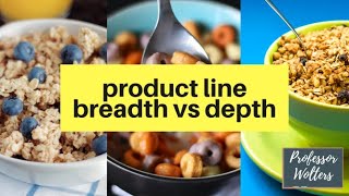 Product Line Breadth vs Depth Explained [upl. by Ahsenat453]