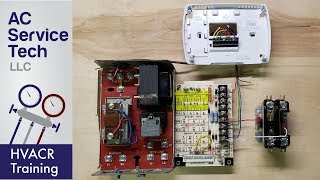 Wiring The Thermostat Boiler and Air Handler [upl. by Enaujed]