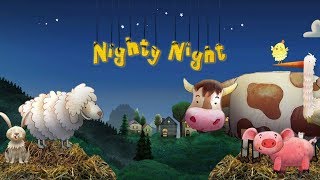 Nighty Night  Turn Of The Light For Farm Animals Sleep  The Perfect Bedtime Story App For Kids [upl. by Allesor666]