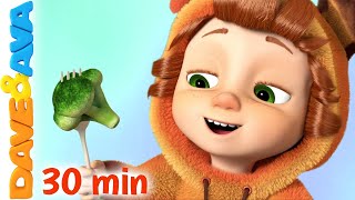 🍏 Apples and Bananas Part 2 and More Nursery Rhymes  Baby Songs by Dave and Ava 🍌 [upl. by Acirema903]