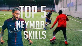 TOP 5 Neymar Skill Moves  Football Skills [upl. by Terraj22]