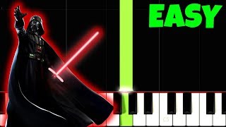 HOW TO PLAY Star Wars Easiest Piano Tutorial RIGHT HAND ONLY [upl. by Knudson]