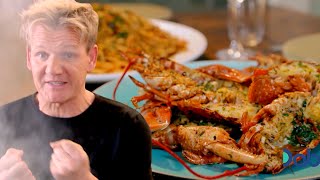 Gordon Ramsay Makes Grilled Lobster amp Bloody Mary Linguini [upl. by Antoine212]