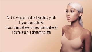 Ariana Grande  REM Lyrics [upl. by Ahar]