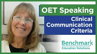 OET Speaking Guide  Clinical Communication Criteria with Examples [upl. by Dduj]