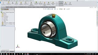 solidworks tutorial  39 how to create sketch pillow block [upl. by Heyde]