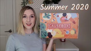 Causebox  Summer 2020 [upl. by Ynafetse598]