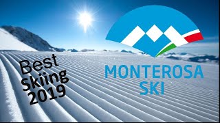 Best Skiing 2019 Monterosa Ski Italy [upl. by Ellenrahc]