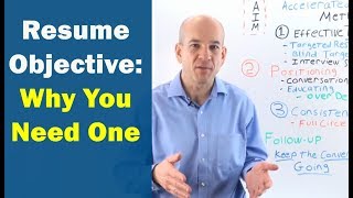 Resume Objective Examples [upl. by Stich100]