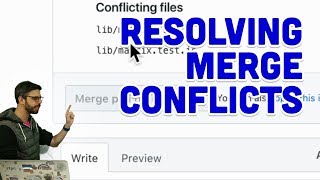 19 Resolving Merge Conflicts  Git and GitHub for Poets [upl. by Ronny]