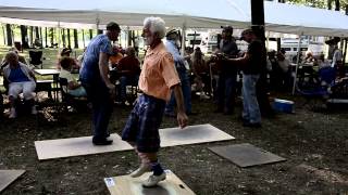 Buck Dancing at Summertown Bluegrass Festival [upl. by Auqinu]