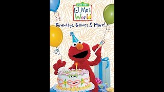 Sesame Street Elmos World Birthdays Games and More 2001 VHS [upl. by Lahtnero]