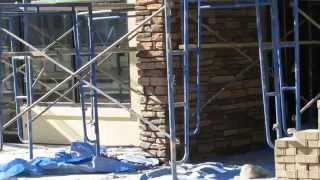 eldorado stone veneer installation [upl. by Akla]