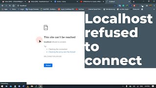 Localhost refused to Connect  This Site Cant be reached  Wamp Server [upl. by Pallaton]