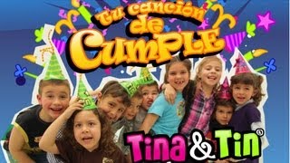 FELIZ CUMPLEAÑOS canción TinaampTin 🎁 Música Personalizada Para Niños 🎈 [upl. by Bergquist]