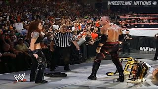 Kane vs Edge with Lita  Stretcher Match [upl. by Drwde45]