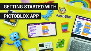 Getting Started with the PictoBlox App Android and iOS  Learn Graphical Programming on Mobile [upl. by Naillik]