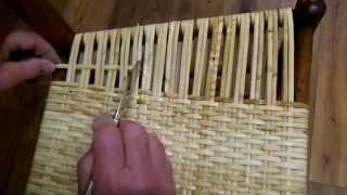 How to Weave a New England Porch Rocker One Variation [upl. by Hpesoy]