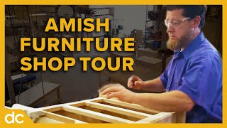 Inside an Amish Furniture Woodworking Shop Tour Millcraft [upl. by Paulson]