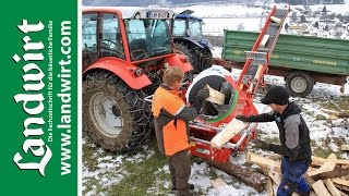 Vogesenblitz Trommelsäge Quatromat Kombi SAT 4700  landwirtcom [upl. by Pepi]