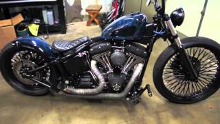 Custom Harley Chopper Bobber walk around  SOLD [upl. by Radley]