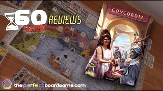 Concordia Board Game Review in 60 Seconds [upl. by Rodmur765]