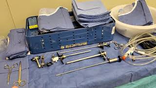 BASIC SETUP CYSTOSCOPY TURP LITHOTRIPSY [upl. by Yelsna]