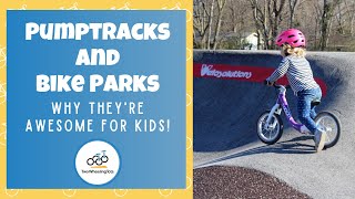 Pumptracks and Bike Parks Why Theyre Awesome for Kids Video Demonstration [upl. by Averi686]