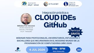 Webinar CLOUDIDEs  GitHub 2 de 3 [upl. by Ezechiel]