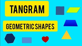 Learn basic shapes using a Tangram  Tangram activity  Playful DNA  Square  Rectangle  Triangle [upl. by Araem286]