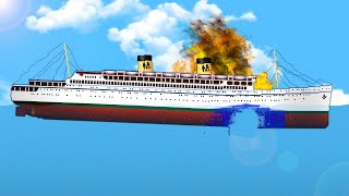 EXPLOSIVE SINKING SHIPS amp New Sub Update  Floating Sandbox Gameplay [upl. by Keating]