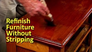 Refinish Furniture Without Stripping [upl. by Mace909]