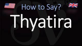 How to Pronounce Thyatira CORRECTLY [upl. by Leziar]