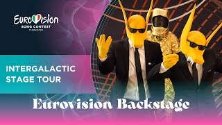 Eurovision Backstage  Day 6 Intergalactic Stage Tour  Eurovision News from Turin 2022 [upl. by Berns565]