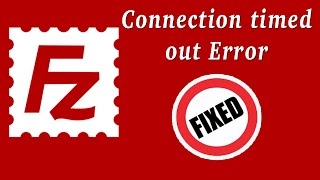 Solution of Connection timed out after 20 seconds of inactivity in Filezilla [upl. by Nyad]