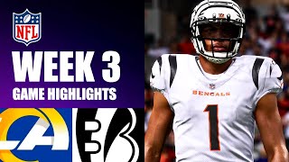 Rams vs Bengals Week 3  Madden 24 Simulation Highlights [upl. by Robbi]