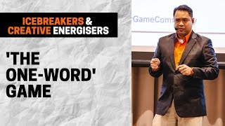 Icebreakers and Creative Energisers How to Play One Word game [upl. by Rickey884]